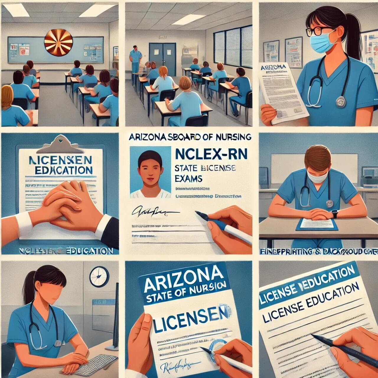 Steps to work as a Registered Nurse in Arizona (USA) for European Nurses